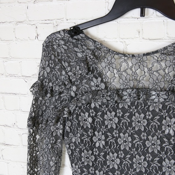 Topshop Lace Midi Dress - Picture 3 of 9